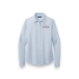 Women's Full-Button Satin Blouse